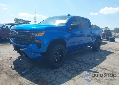 2022 Chevrolet Silverado 1500 4Wd Short Bed Custom из США, поврежденный, VIN 1GCPDBEK3NZ623916